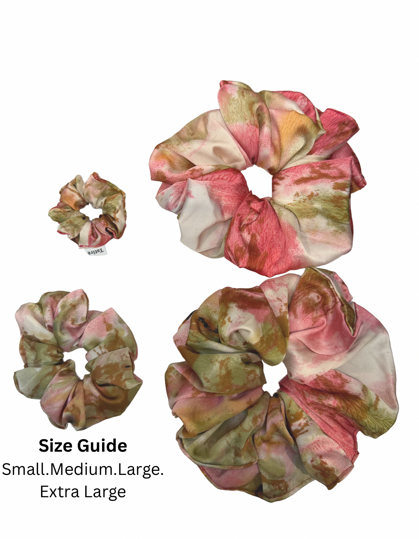 Scrunchie - Black Rose