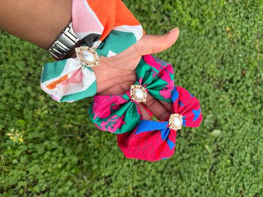 Bow Headband - Adè Jewel Collection (Royal Bloom)