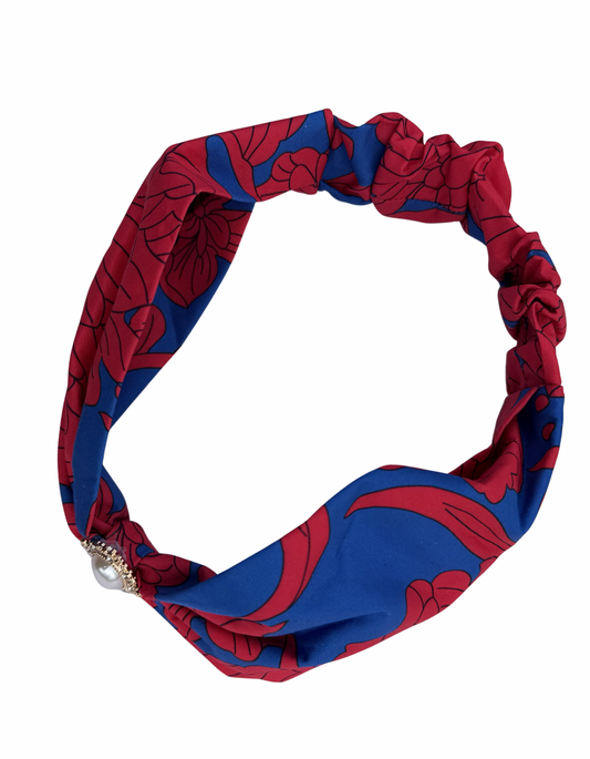 Bow Headband - Adè Jewel Collection (Royal Bloom)