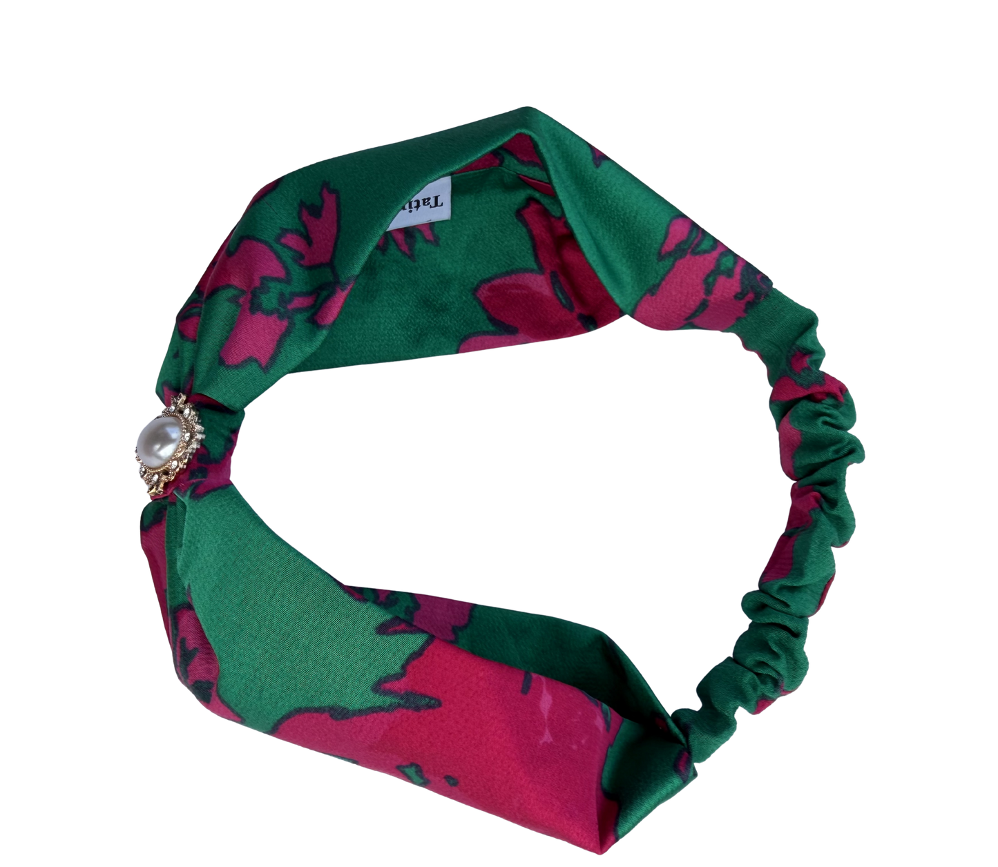 Bow Headband - Adè Jewel Collection (Emerald & Rose)